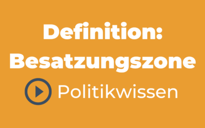 Definition Besatzungszone